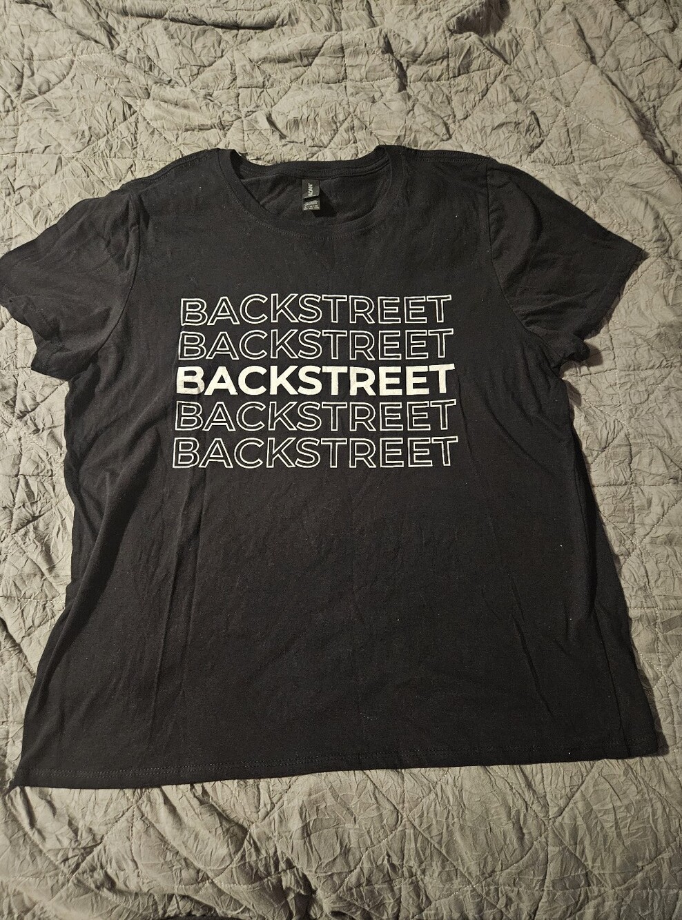 Womens XL Retro Vintage New Backstreet Short Sleeve Tee